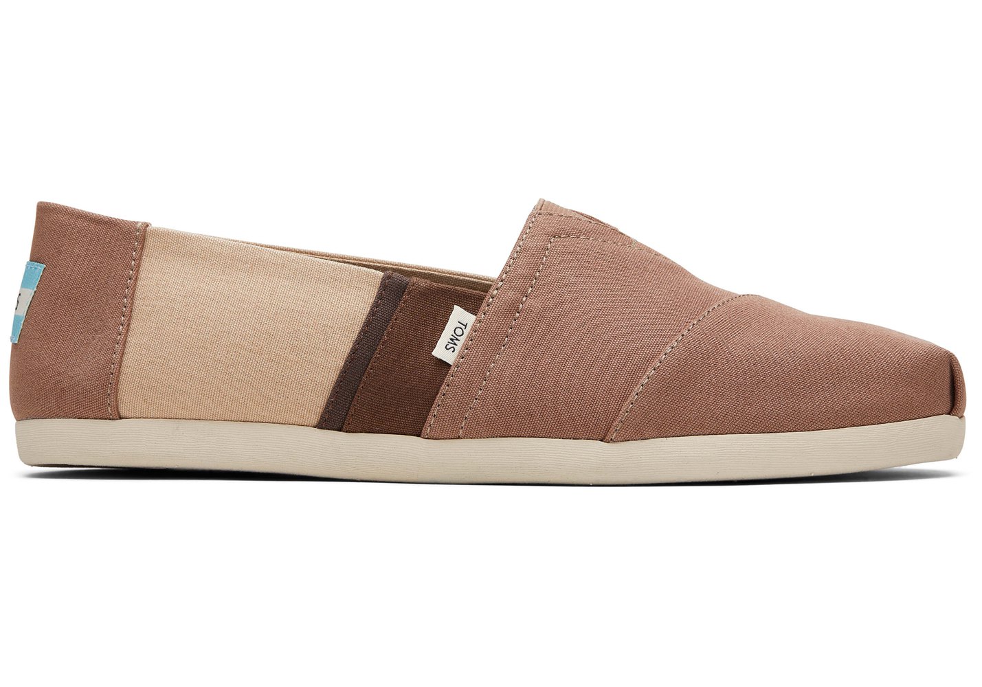 Toms Alpargata Color Block Espadrille Brown - Mens - 78953-SDLB